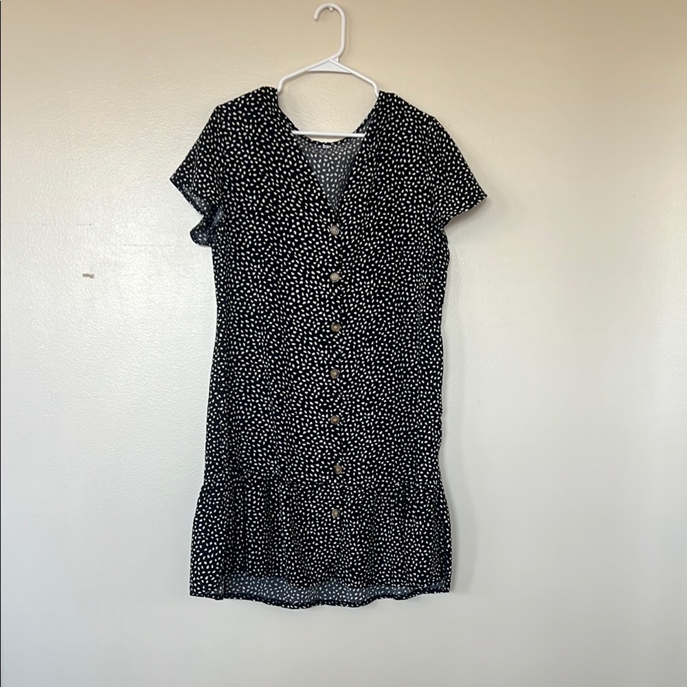 Black and White Polka Dot Dress